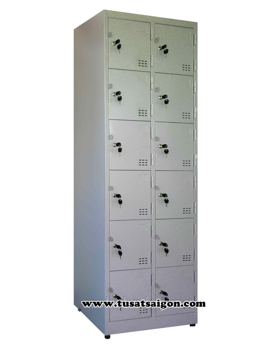 Tủ locker 12 ngăn 2 khoang